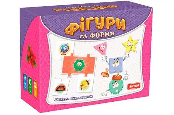 Розвиваючі пазли "Фігури" ARTOS купити