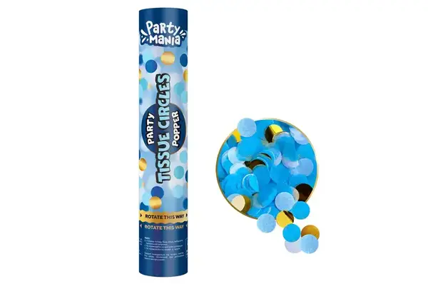 Хлопавка пневматична 19281 "Блакитне тішью" 30 см. (1шт.) купити