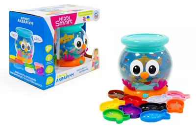 Інтерактивна двомовна іграшка, що навчає–SMART-АКВАРІУМ (українська та англійська мова) купити