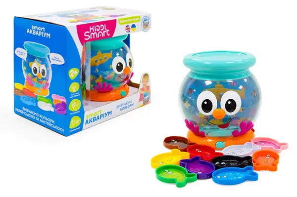 Інтерактивна двомовна іграшка, що навчає–SMART-АКВАРІУМ (українська та англійська мова) купити