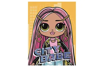 Набір для розпису по номерах 30x40 см KHO6277 "L.O.L. City Babe" Ideyka купити