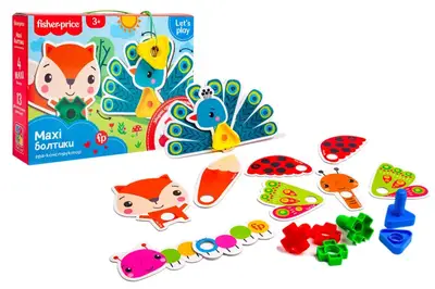 Гра-конструктор "Fisher Price. Maxi-болтики" VT2905-23 VladiToys купити