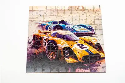 Пазл "Машинки" дерев'яний, 130 елем. Розмір пазла 295x295 мм PuzzleOK купити