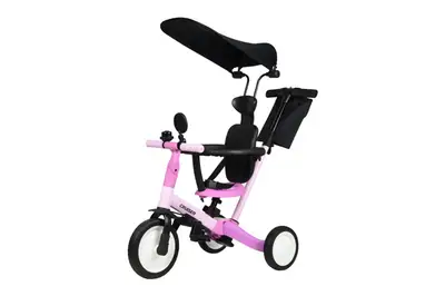 Біговел Tri-cycle 5in1 Cruiser Versa pink трансформер з дашком купити