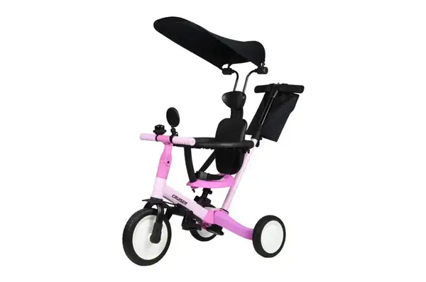Біговел Tri-cycle 5in1 Cruiser Versa pink трансформер з дашком купити