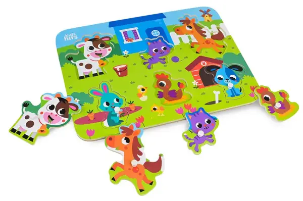 Дерев’яна іграшка-вкладиш KH20/071, плівка 30x22x2 см Kids Hits купити недорого в Україні, фото 3