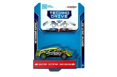 Набір ігрових машинок Flip'ems - Крутий переворот 1312 1шт. на блістері в асортименті EMCO FLIP’EMS TECHNODRIVE купити
