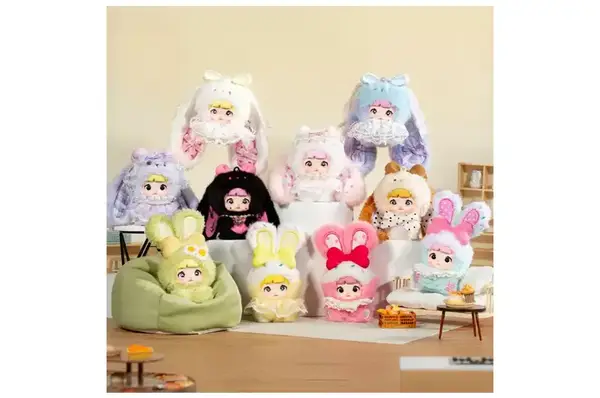 Пухнаста фігурка на підвісі POP TOP Hi TOY серії "Nommi" - ЗАЙЧЕНЯТА (у дисп., в ас.) купити недорого в Україні, фото 12