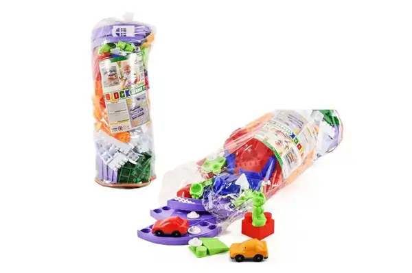 Конструктор блочний 1-055 "Лідер" №6 (250 деталей) Colorplast купити недорого в Україні, фото 2