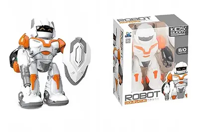 Робот 605-3 на батарейках, світло, звук, в коробці р.24x9,5x21 см YG Toys купити