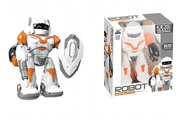 Робот 605-3 на батарейках, світло, звук, в коробці р.24x9,5x21 см YG Toys купити