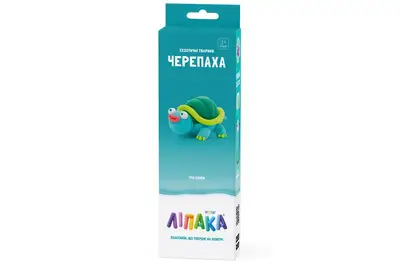 Набір пластиліну, що самостійно твердіє, ЛІПАКА - ЕКЗОТИЧНІ ТВАРИНИ: ЧЕРЕПАХА 30126-UA01 купити