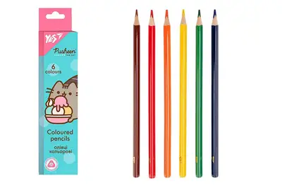 Олівці кольорові YES 6 кол. Pusheen 290698 купити