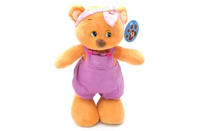 Ведмедик в комбінезоні 6795/25 25см купити