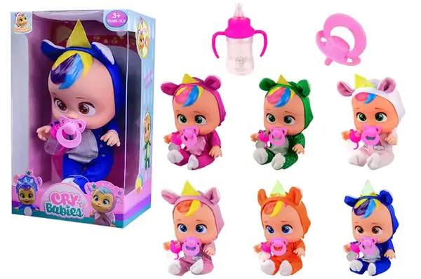 Пупс CB 318 6 видів, з пустишкою, коробка р,18x12.5x30 см, р-р іграшки 26 см купити