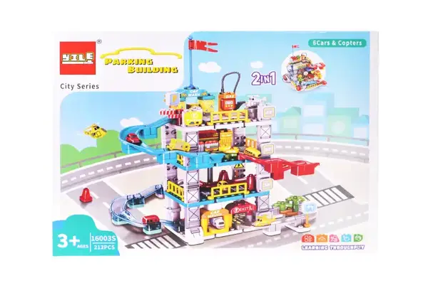 Конструктор 16003S "Паркінг" 212 дет. в коробці р.37x12x28 см YG Toys купити