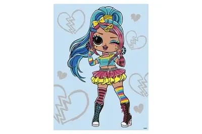 Набір для розпису по номерах для дітей "L.O.L. Surprise! Tweens Emma Emo" 30х40см. KHO6278 IDEYKA купити