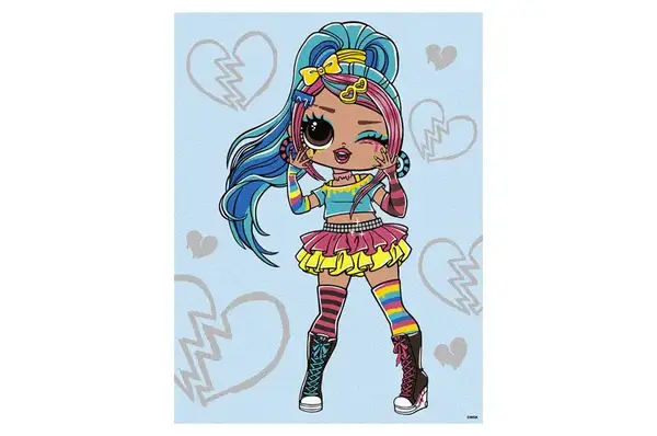 Набір для розпису по номерах для дітей "L.O.L. Surprise! Tweens Emma Emo" 30х40см. KHO6278 IDEYKA купити