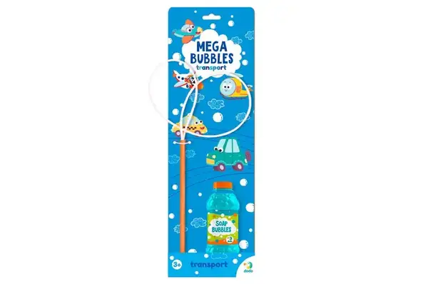 Бульбашки мильні 300246 Mega Bubbles. Транспорт (об'єм 450 мл) купити