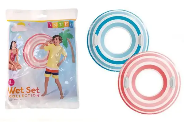 Круг надувний 59256 (9+) з ручками р.91 см INTEX купити