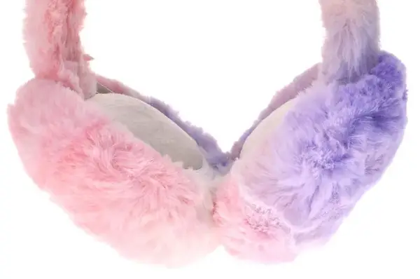 Хутряні навушники 110G, котячі вушка кольорові 15*18см. купити недорого в Україні, фото 3