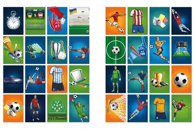 Розмальовка зі стікерами CB32 "Футбол" Ideyka купити