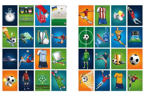 Розмальовка зі стікерами CB32 "Футбол" Ideyka купити недорого в Україні, фото 2