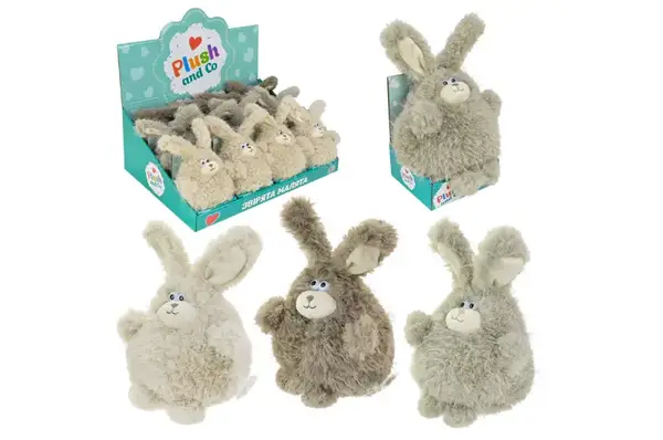 М'яка іграшка Plush and Co PLC26001зайчики 3 види 12шт, дисплей бокс 38х26х14 см купити
