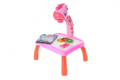 Дитячий стіл для малювання "Жираф" з проектором та мозаїкою в коробці 2200-2 р.28*11,5*23,5см купити