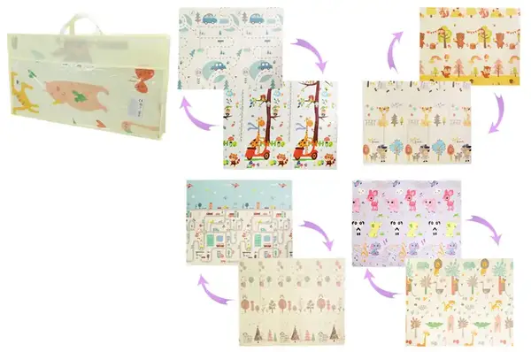 Термокилимок C1012 ігровий, двохсторонній складний, матеріал XPE, 200x150x0,8см 4 види, в сумці купити