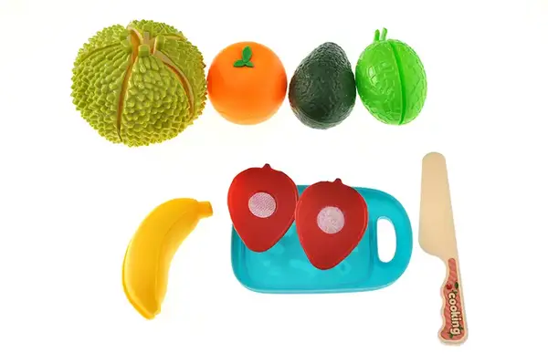 Набір продуктів 633-55 на липучках, в корзині р.24,5x16,3x11см YG Toys купити недорого в Україні, фото 2