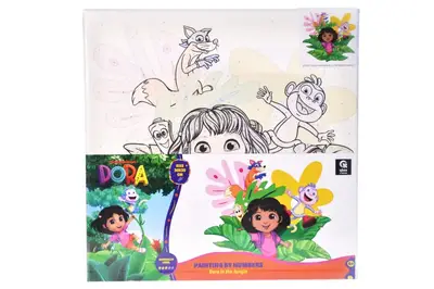 Набір для розпису по номерах 30х30 см QB913-003 "Дора у джунглях" qbee купити