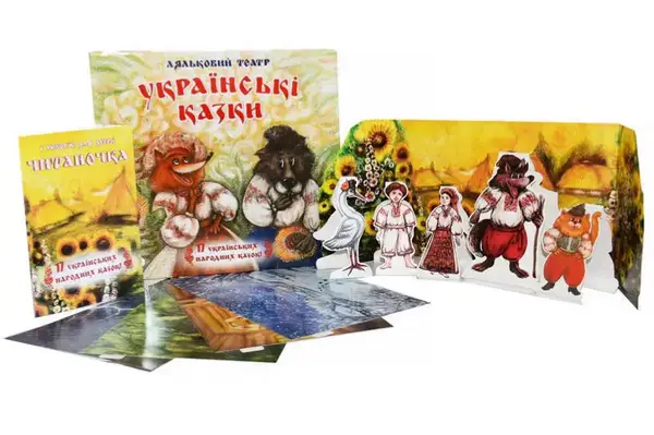 Розвиваюча гра "Ляльковий театр" 17 укр. казок 322 STRATEG купити недорого в Україні, фото 4