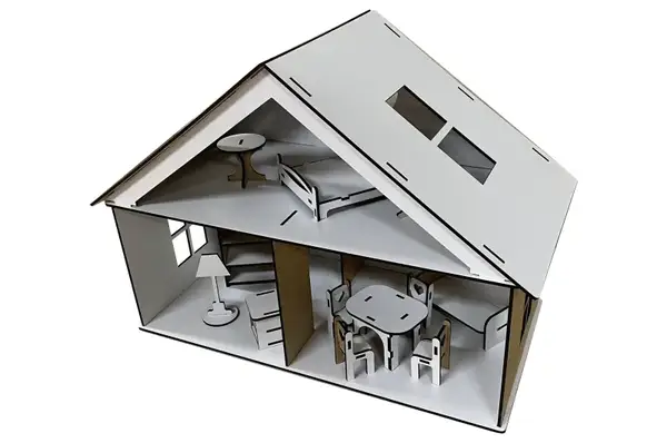 Ляльковий будиночок «LOL HOUSE» Білий 31*22*44 см купити недорого в Україні, фото 3