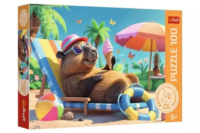 Пазли - 100 елм. - 16537 "Релакс у стилі Капібари" Trefl купити