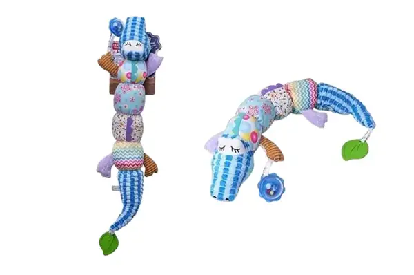 Брязкальце 688M-114 "Крокодил" м'яке з прорізувачем р.24,5x16 см 688M-114 купити