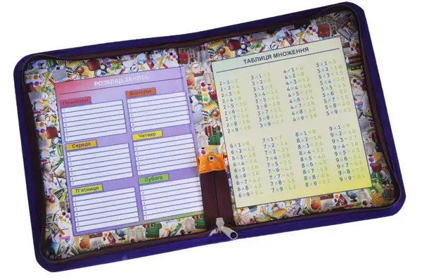 Папка для зошитів Polly 24 см на блискавці 00-00020055 купити недорого в Україні, фото 2