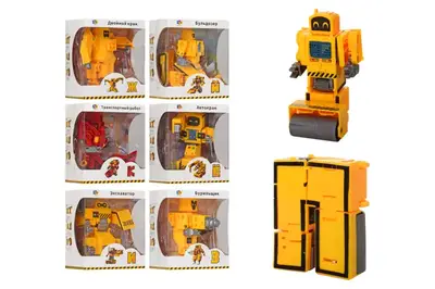 Трансформер "Букви" в коробці, 7видів D622-H092 р.10*9*12см купити