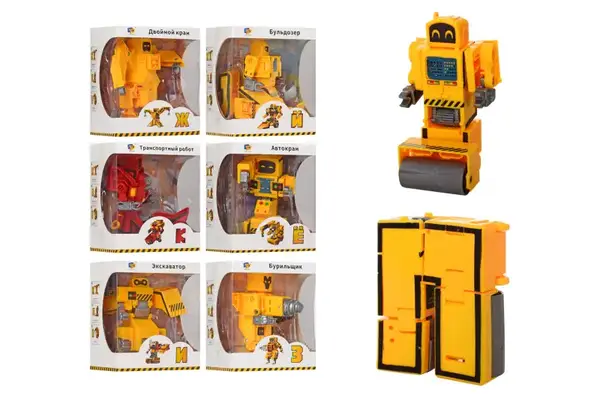 Трансформер "Букви" в коробці, 7видів D622-H092 р.10*9*12см купити