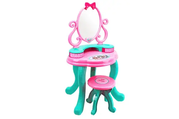 Косметичний столик з дзеркалом 2666 "LOL" на ніжках, в коробці ТЕХНОК купити недорого в Україні, фото 4