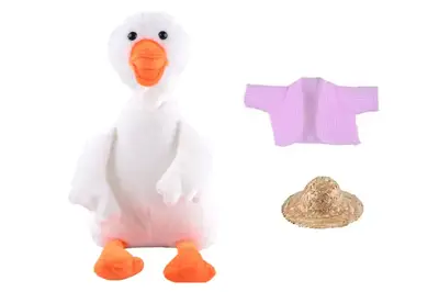 Каченя м'яке "SHAKE ME" з пікалкою в кульку YC880A р.20,3*18,8*16см купити