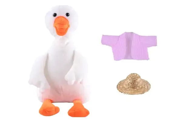 Каченя м'яке "SHAKE ME" з пікалкою в кульку YC880A р.20,3*18,8*16см купити