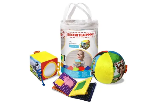 Набір м'яких іграшок MC090602-06 "Тваринки" р.22,5x17x17 см Масік купити