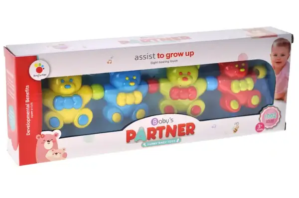 Брязкальце на візок C301-2 "Ведмедики" в коробці р.32,8x11x4,8 см YG Toys купити