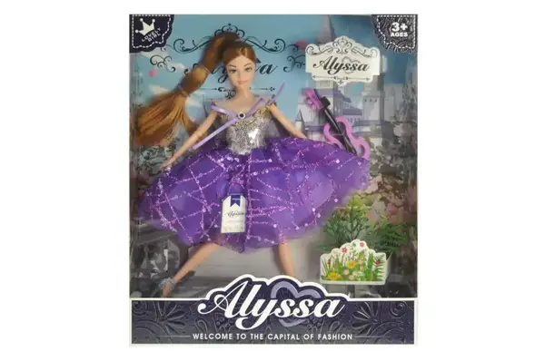 Лялька "Alyssa" в коробці 26025 р.33*28*6,5см купити