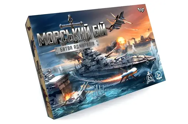 Настільна гра G-MB-04U "Морський бій. Битва адміралів" DANKO купити