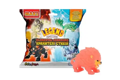 Стретч-іграшка у вигляді тварини 162/CN23 серії "LEGEND OF ANIMALS МАКСІ" – ХРАНИТЕЛІ СТИХІЙ (у диспл.) купити