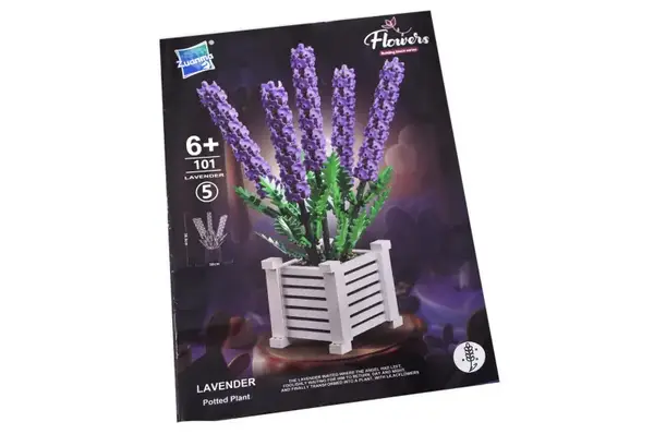 Конструктор 101 "Квіти" 1204 деталей, коробка р.29x6x41см купити недорого в Україні, фото 5