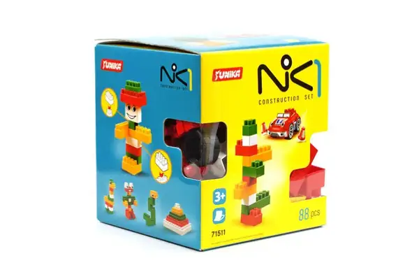 Конструктор "NIK-1" в коробці 88дет 1511 Юніка купити