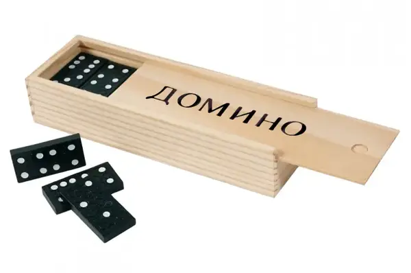 Доміно в дерев`яному футлярі B15623 15*3*4 см купити недорого в Україні, фото 2